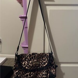 Betsey Johnson Wild Animal Print Crossbody Bag
